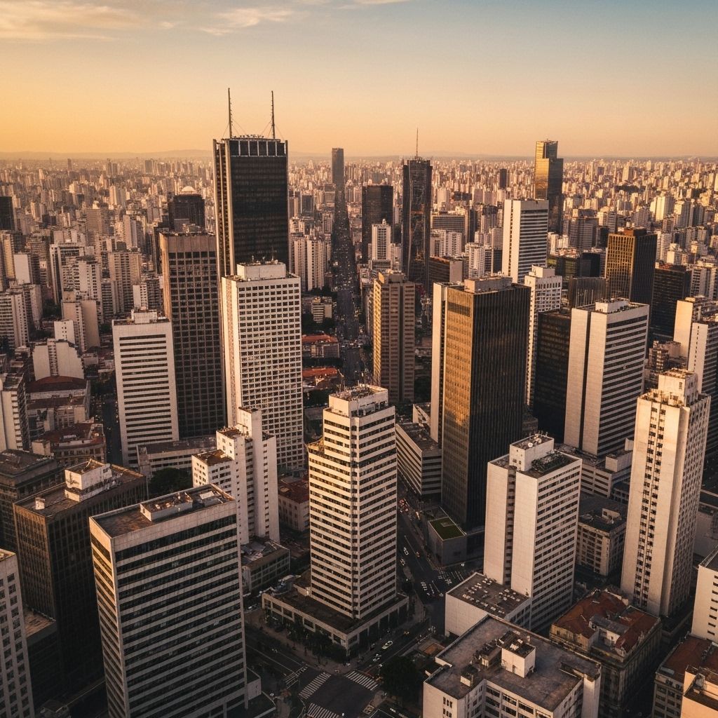 Emerging markets cityscape